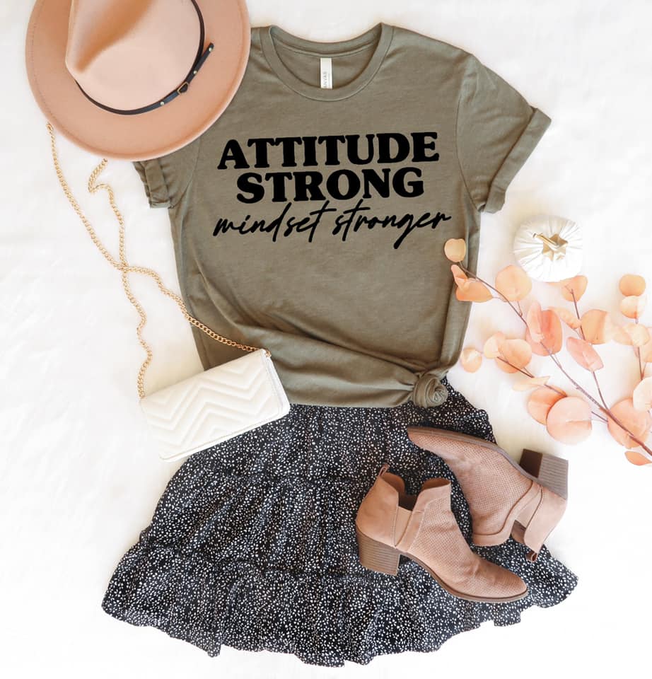 Attitude Strong Mindset Stronger