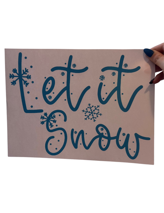 Let It Snow - Blue