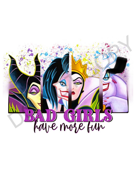 Bad Girls Have More Fun - Villains